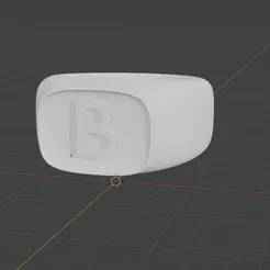 Letter "B" Signet Ring