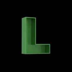 Letter L - flower box