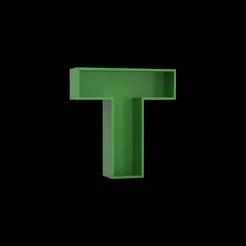 Letter T - flower box