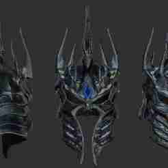 Lich King from Warcraft Wearable Helmet