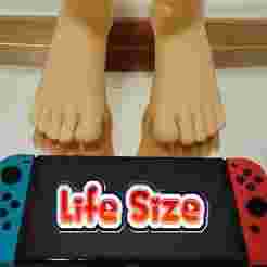 [Life-size] Japanese female foot model