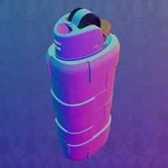 LIGHTER SLEEVE - METAL PLATE