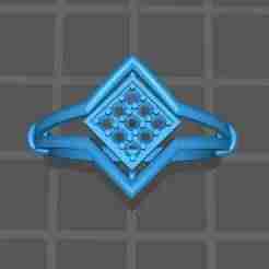 Lightweight women ring 3D Model - No.3
