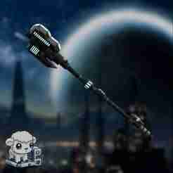 LL3 Electro Hammer STL (Star Wars Cosplay)