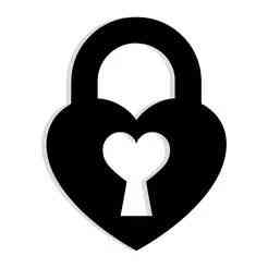 lock with a keyhole shaped like a heart 1 - 2D/3D Wall Art STL+SVG For CNC Router, Plasma, Waterjet, Laser & 3D Printer