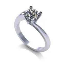 Love Twist Engagement Ring