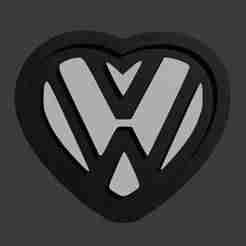 Love VW keychain