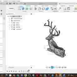 Low Poly Jewelry deer