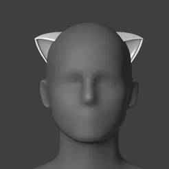Lucy Elfen Lied horns ears prop cosplay set 3d model (stl file) for printing