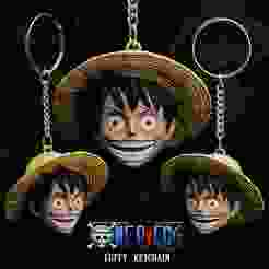 Luffy Head Keychain – High Detail STL File