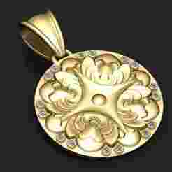 luxury jewelry design 3D printable model