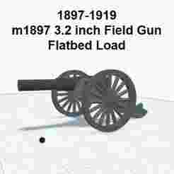 m1897 3.2 inch Field Gun (HO SCALE)