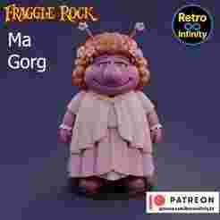 Ma Gorg - Fraggle Rock 3D figure Retro Infinity style (110mm) : vinyl collectible