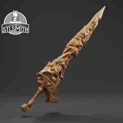Maliketh's Black Blade Elden Ring Life Size Prop STL