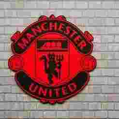 Manchester United 3D Puzzle Crest – Paintable Wall Emblem