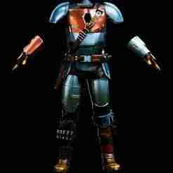 MANDALORIAN FULL COSPLAY ARMOR + Jetpack – Fan Art 3D Print Model