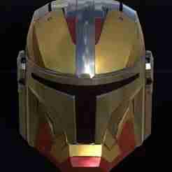 Mando Iron Man Helmet