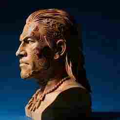 Maori Warrior Bust