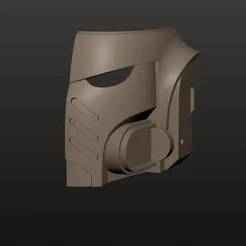 Mask left side print