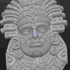 MAYA tribal mask tribal mask