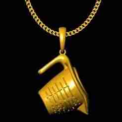 measuring cup pendant charm