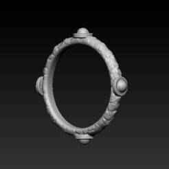 Medieval-Inspired Minimal Ring - Slim 3D Printable Band