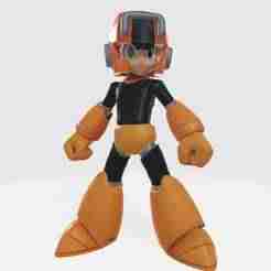 Mega Man Pile Drive Pose 1
