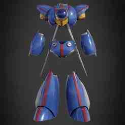 Mega Man X7 Axl Armor for Cosplay