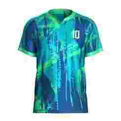 Mens Soccer Blue and Mint Jersey Player-10  | Marvelous / Clo3d / obj / fbx