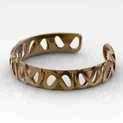Meta open bracelet