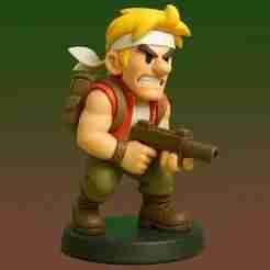 Metal Slug frame - 3D figure Infinity/Disney style (100 mm)