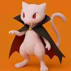 Mew Halloween Custom Vampire - Pokemon Anime