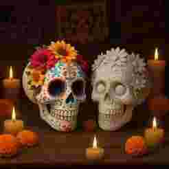 Mexican Skull - Day of the Dead 3D Decoration