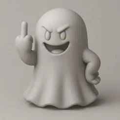 Middle Finger Ghost STL
