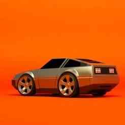 MINI DELOREAN CAR