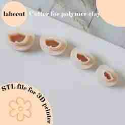 Mini Ginkgo polymer clay cutter