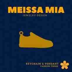 Mini Steps – 3D Print File for Shoes Keychain or Pendant - Shoes Keychain - Sneaker Pendant - Girl's Fashion - Princess Fashion Accessories