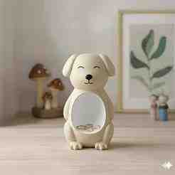 Minimalist Dog - 3D Jewelry Organizer (STL File)