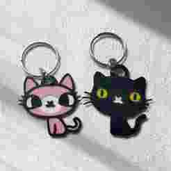 Mio and Yani' Couple Key Rings