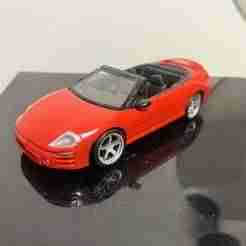 Mitsubishi Eclipse GT 2000 Convertible – 1/24 Scale 3D Printable Model