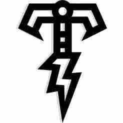 Mjölnir 1 - 2D/3D Wall Art STL+SVG For CNC Router, Plasma, Waterjet, Laser & 3D Printer