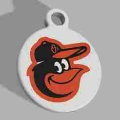 MLB - Baltimore Orioles Keyring