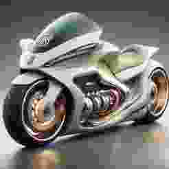 Modern Motorcycle STL - 3D Printed Bike Model - Custom Motorcycle Design - Futuristic Motorcycle 3D - Motorcycle Sculpture STL -
