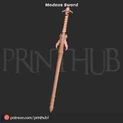 Modeus Sword from devil may cry anime 2007 for cosplay stl