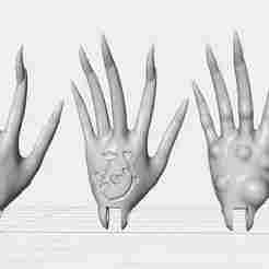 Monster High hands with fingernails