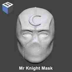 Moon Knight - Mr. Knight Mask - Marvel Cosplay Helmet