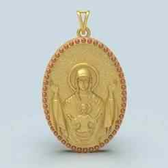 Mother Mary With Jesus Christ Pendant - 0115