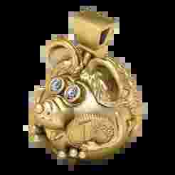 Mouse Gold Pendant   3D printable model