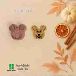 Mouse Pumpkin Halloween Polymer Clay Cutters | Digital STL File | 5 Sizes