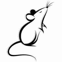 mouse sniffing upward 1 - 2D/3D Wall Art STL+SVG For CNC Router, Plasma, Waterjet, Laser & 3D Printer